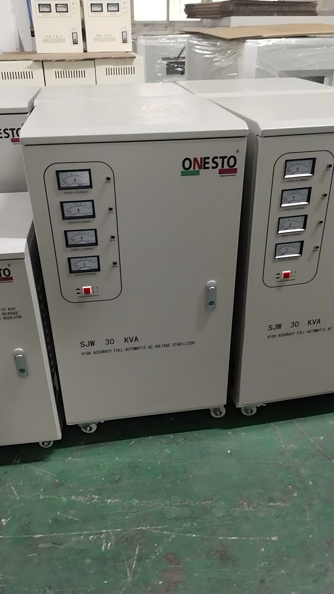 Wholesale 10KVA SJW three-phase high-power regulator/high-power fully automatic household three-phase stabilizer