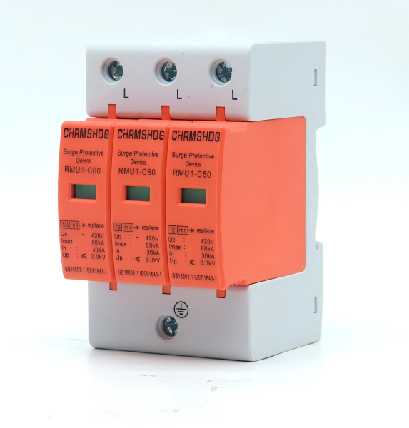 AC RMU1-C20 series AC SPD 3P 20KA surge protection device