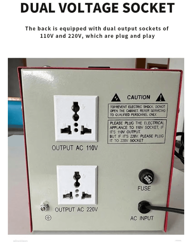 Portable voltage stabilizer SVC DER 2000VA 110V digital automatic Voltage Regulator