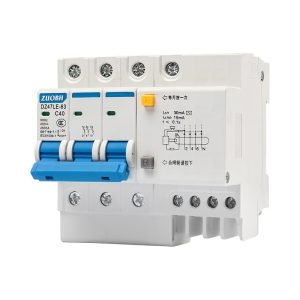 CE Approved Dz47le-63/1P 50A Small Residual Current Circuit Breaker 6A-63A Leakage switch