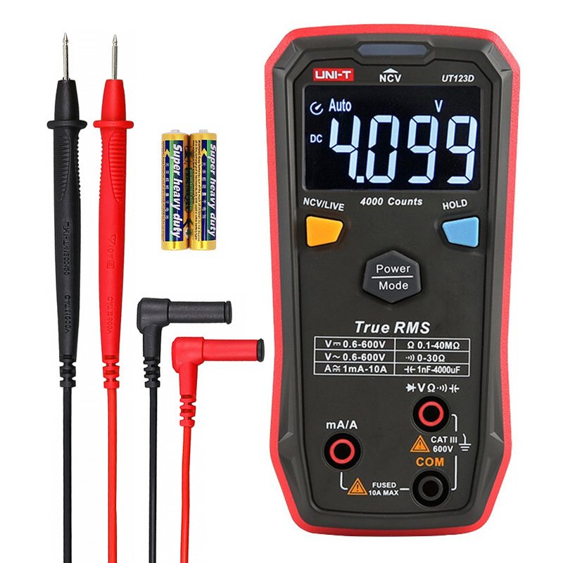 Digital multimeter intelligent automatic recognition AC/DC current voltage resistance capacitance tester