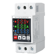 ZS3-VA adjustable voltage and current dual display Electronic relay Self resetting overvoltage and undervoltage protector