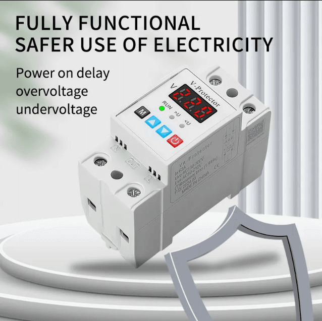 ZS1-V adjustable voltage single display Electronic relay Self resetting overvoltage and undervoltage protector ZS1-V adjustable voltage single display Electronic relay Self resetting overvoltage and undervoltage protector